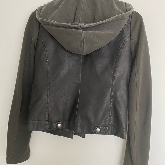 Silence + Noise Vegan Leather Jacket - Picture 4 of 6